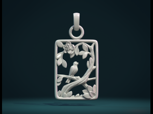 bird pendant 3D 프린트 모델