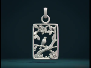 bird pendant 3D Print Model