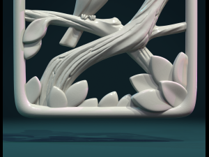 bird pendant 3D 프린트 모델
