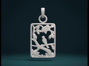 bird pendant 3D 프린트 모델