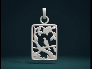 bird pendant 3D Print Model