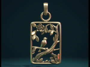bird pendant 3D Print Model