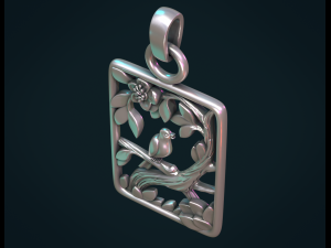 bird pendant 3D 프린트 모델