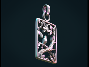bird pendant 3D 프린트 모델