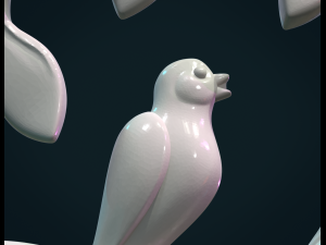bird pendant 3D 프린트 모델