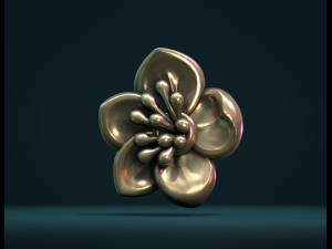 apple flower 3D 打印模型