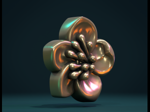 apple flower 3D 打印模型