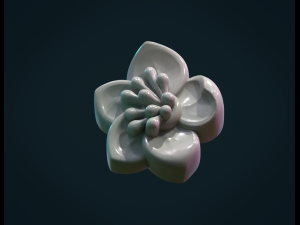 apple flower 3D 打印模型