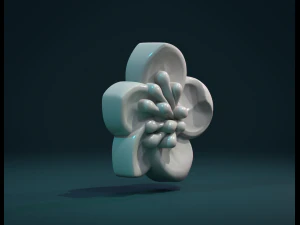 apple flower 3D Print Model