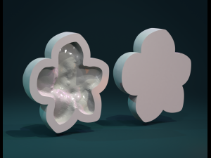 apple flower 3D 打印模型