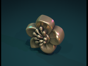 apple flower 3D 打印模型