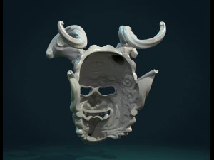 demon satyr mask 3D Print Model