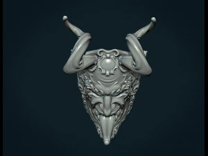 demon satyr mask 3D Print Model