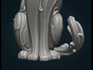 cat figurine 3D Print Model