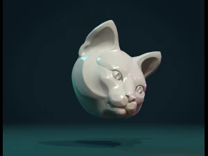 cat head 3D Print Model