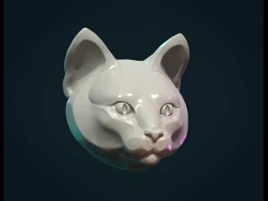 cat head 3D Print Model