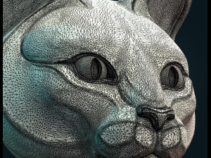 cat head Modelo de Impressão 3D