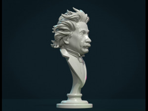 einstein bust 3D Print Model