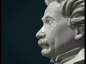 einstein bust 3D Print Model