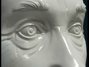 einstein bust 3D Print Model