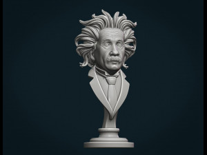 einstein bust 3D Print Model