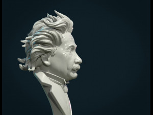 einstein bust 3D Print Model