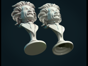 einstein bust 3D Print Model