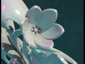 scroll plant sculpture 3D Print Model