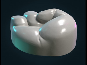 fist hand relief 3D Принт Модель