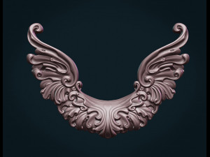 scroll wings Modèles 3D en vedette