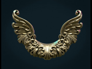 scroll wings Modèles 3D en vedette