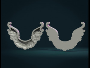 scroll wings Modèles 3D en vedette
