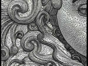angel cherub bas-relief 3D 打印模型