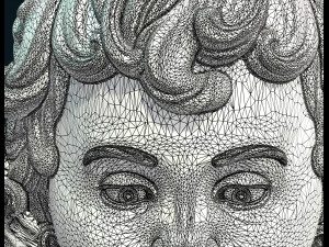 angel cherub bas-relief 3D 打印模型