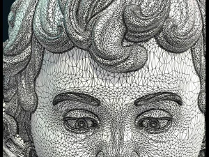 angel cherub bas-relief 3D Print Model
