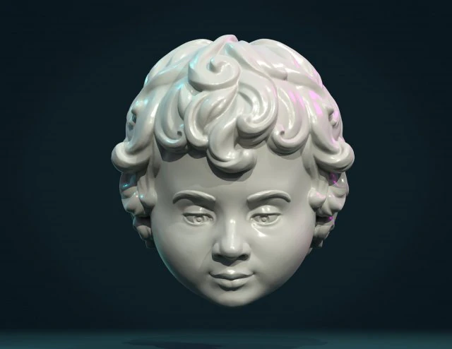 child head i 3D Print Model .c4d .max .obj .3ds .fbx .stl .blend 