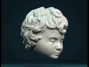 child head i 3D-Druckmodell