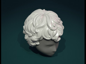 curly hair i 3D Принт Модель