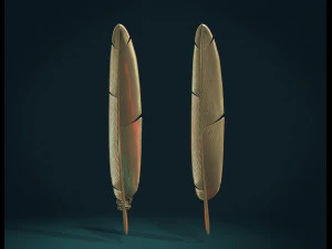 printable feather 3D Print Model
