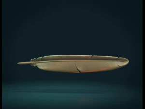 printable feather 3D Print Model