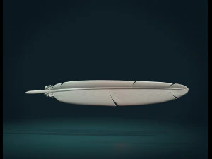 printable feather 3D Print Model