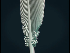 printable feather 3D Print Model