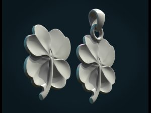 clover pendant 3D 打印模型