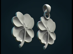 Clover pendant 3D Print Model