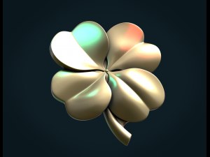clover pendant 3D 打印模型