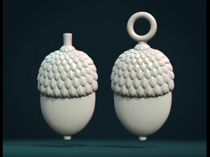 acorn relief 3D Print Model