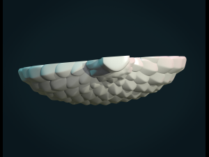 acorn relief 3D Baskı Modeli
