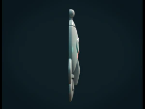 rocket bas-relief 3D Print Model