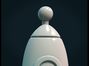 rocket bas-relief 3D 打印模型