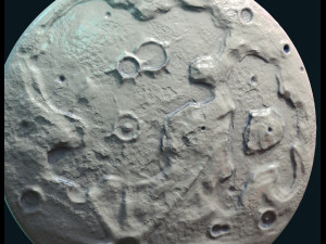 moon bas-relief pendant 3D Принт Модель
